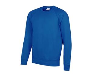 Awdis Academy Mens Crew Neck Raglan Sweatshirt (Royal Blue) - RW3916