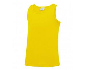 Awdis Childrens/Kids Just Cool Sleeveless Vest Top (Sun Yellow) - PC2406