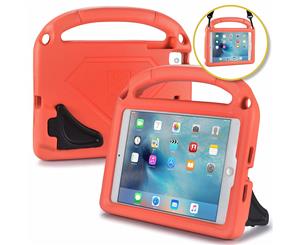 Bam Bino Hero [Shock Proof Kids Case] Kid Friendly Case for iPad Mini 4 3 2 1 | Childproof Cover Shoulder Strap 2-Angle Stand Handle (Tangerine)