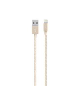 Belkin Mixit 1.2m Metallic Lightning to USB Cable - Gold