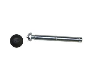 Burley Axle with Nut and Dust Cap for Push Button Wheel