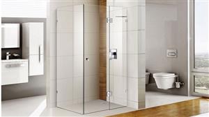 Cartia Pinnacle 900mm Frameless with Nano Protection Glass Shower Screen