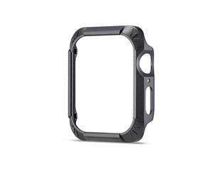 Catzon Apple Watch Soft Slim TPU+PC Protective Case Flexible Anti-Scratch Bumper Cover Series 4 - Grey