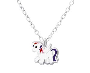 Children's Unicorn Necklace Sterling Silver