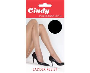 Cindy Womens/Ladies Ladder Resist Tights (1 Pair) (Black) - LW114