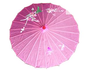 Classic Parasol 80cm Diameter Umbrella- Light Pink