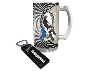 Collingwood Magpies AFL Stein and Magnetic Opener Gift Set