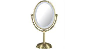 Conair Reflections LED Lighted Mirror - Brushed Gold