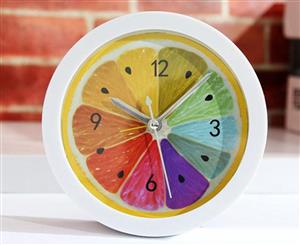 Cool Lemon Fruit Rainbow Desktop Alarm Clock