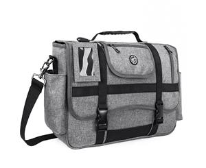 CoolBELL Unisex Business 15.6 Inch Laptop Travel Bag-Grey