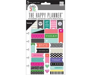 Create 365 Planner Stickers 5 Sheets/Pkg-Bold - Washi