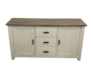 Driftwood French Provincal Indoor Timber Sideboard Buffet - Recycled Timber - Buffets