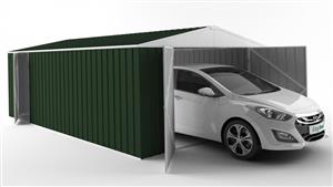 EasyShed 4538 Tall Garage Shed - Caulfield Green