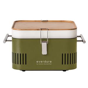 Everdure by Heston Blumenthal Khaki CUBE Portable Charcoal Barbeque