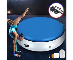 Everfit 1.4M Inflatable Air Track Spot Airtrack Tumbling Mat w/Pump Floor Gymnastics Gym