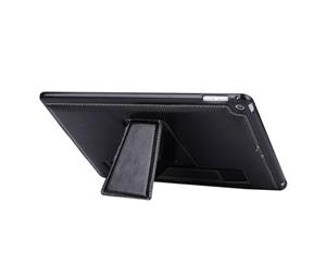 For iPad Air 2 Case Hand Strap Leather High-Quality Shielding CoverBlack