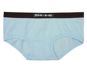 Frank and Beans Underwear Womens Boyleg S M L XL XXL - Blue