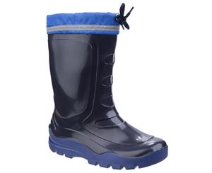 Group Five Childrens/Kids Splish Slip On Wellington Boots (Blue) - FS4797