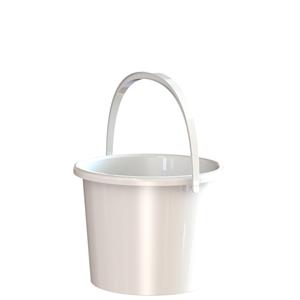 HomeLeisure 3L White Plastic Bucket