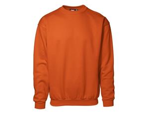 Id Unisex Classic Loose Fitting Round Neck Sweatshirt (Orange) - ID275