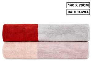 Istoria Home Hazel Bath Towel 2-Pack - Earth