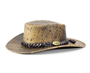 Jacaru 1004 Explorer Traditional Hats - Stonewash Brown