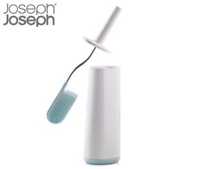 Joseph Joseph Flex Toilet Brush w/ Slim Holder - White/Pale Blue