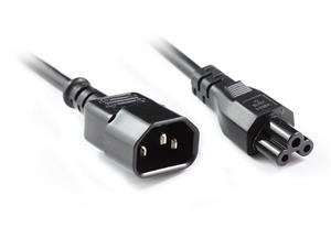 Konix 0.5M IEC C5 to C14 Power Cable