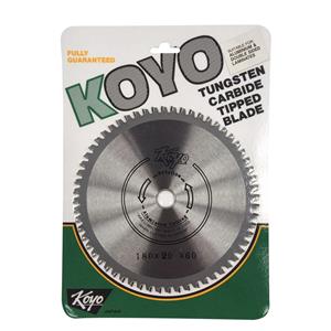 Koyo 180mm 60T 20/16mm Bore Circular Saw Blade For Timber Cutting