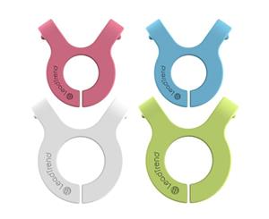 Lead Trend A-Clip Magnetic Cable Organiser (4-Pack) - Blue + Pink + Green + Grey