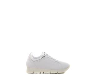 Leather Crown Women's Sneakers In White