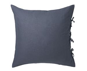 Light Denim Blue Versai European Pillowcase x 2 (One Pair) by Private Collection