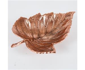MAPLE Large 43cm Long Decorative Leaf - Copper
