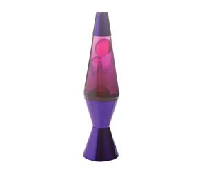 Metallic Diamond Motion Lamp - Purple/Pink