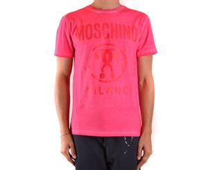 Moschino Men's T-Shirt In Liliac