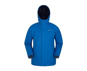 Mountain Warehouse Mens Jacket Lightweight and Stylish with Fully Taped Seams - Cobalt