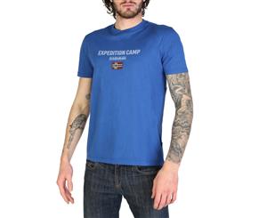 Napapijri Original Men Spring/Summer T-Shirt - Blue Color 34191