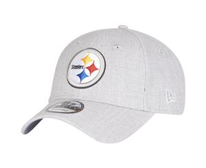 New Era 9Forty Strapback Cap - NFL TEAMS heather grey - Pittsburgh Steelers