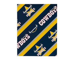 North Queensland Cowboys NRL Wrapping Paper Giftwrap *New