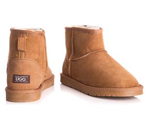 OZWEAR Connection Classic Mini Ugg Boot - Chestnut