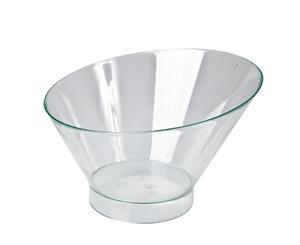 Pack of 10 Disposable Canape Dish Low Slant