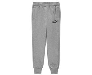 Puma Boys Tapered Fleece Pants Junior - Grey - Grey
