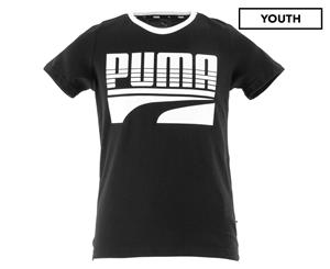 Puma Boys' Rebel Bold Tee / T-Shirt / Tshirt - Black