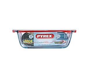 Pyrex Cook & Heat Rectangle Dish with Lid 2.5L