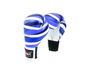 RCB Spar Womens Boxing Gloves - Stripes Blue
