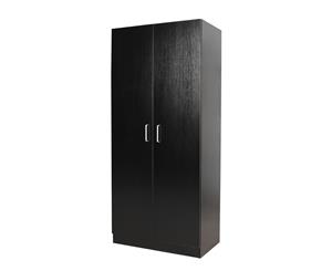 Redfern Big Size Pantry 5 Shelves Wardrobe/Storage/Cabinet - (Black)