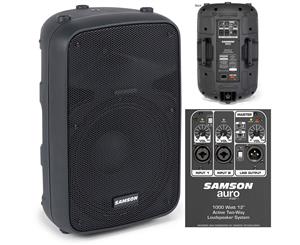 Samson Auro X12D 400w PA Speaker System for Mic/Instruments/Gig/Events/Guitar/DJ
