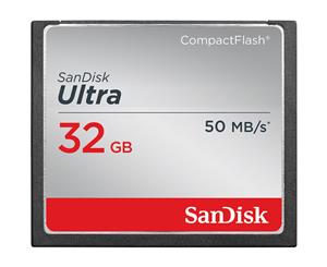 SanDisk 32GB Ultra CompactFlash Card 50Mb/s