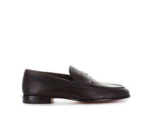 Santoni Men's MCNC13903LA1SGTQT60 Brown Leather Loafers