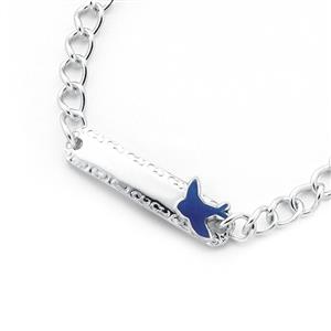 Silver Bluebird Bracelet
